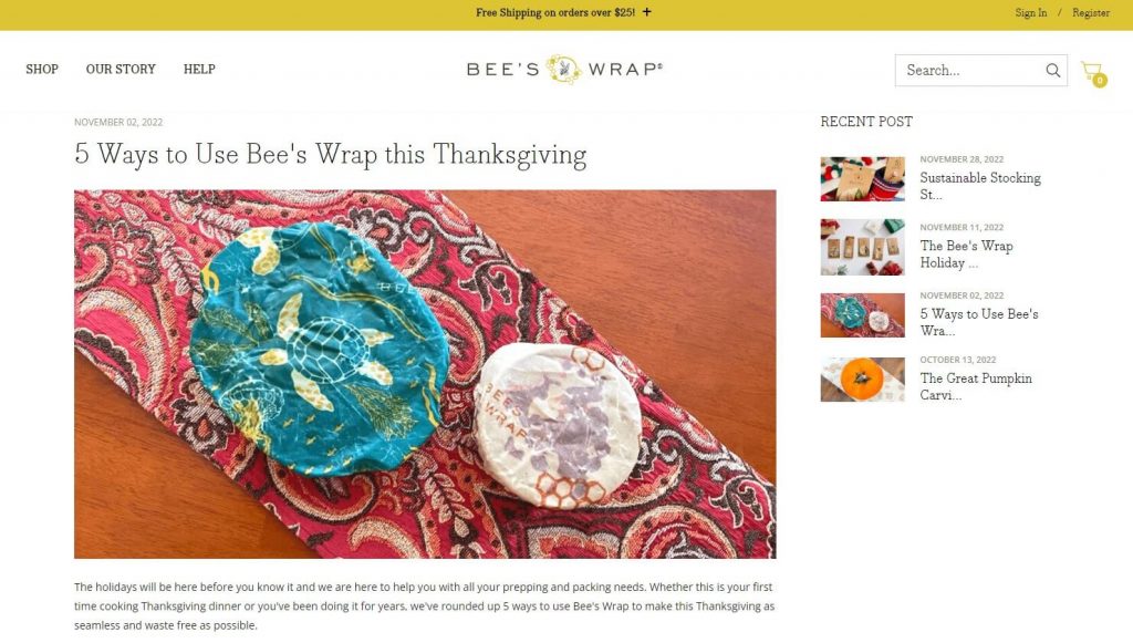 beeswrap blog